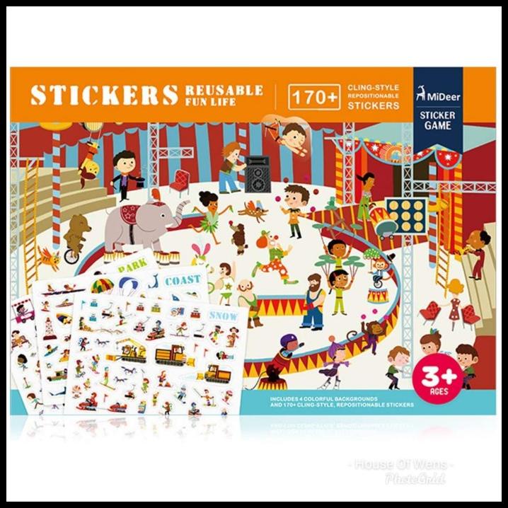 

GRATIS ONGKIR STICKER BOOK FUN LIFE CIRCUS - BUKU STICKER BAJAK LAUT ORIGINAL !