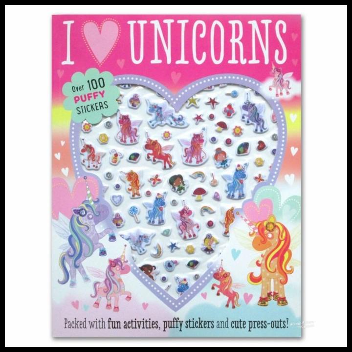 

TERBARU STICKER ACTIVITY BOOK UNICORN FREE STICKERS ORIGINAL !