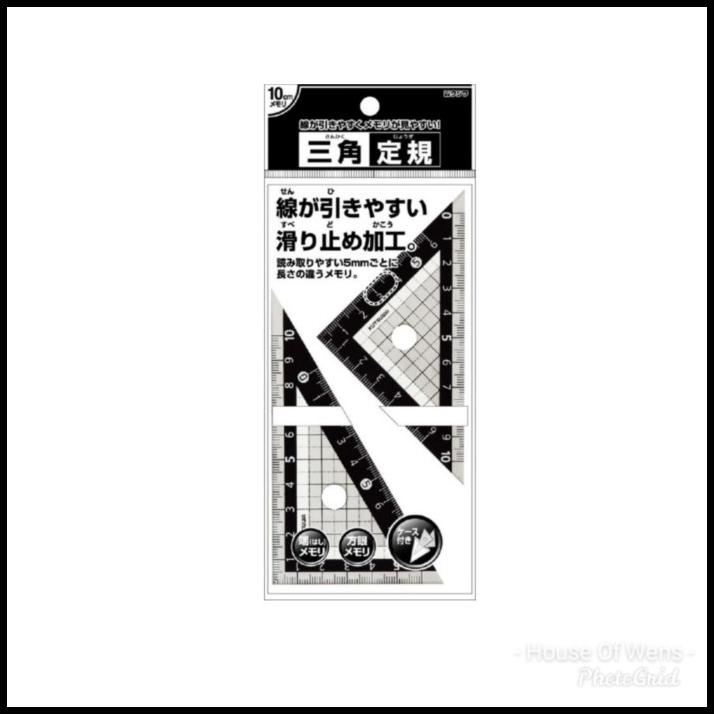 

BEST DEAL KUTSUWA RULER 10CM - PENGGARIS SEGITIGA MADE IN JAPAN