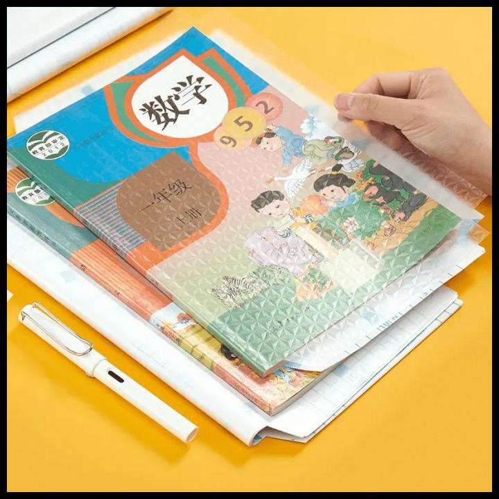 

GRATIS ONGKIR STICKER SAMPUL BUKU DIAOMOND PLASTIK WATERPROOF BOOK COVER ISI 10 !