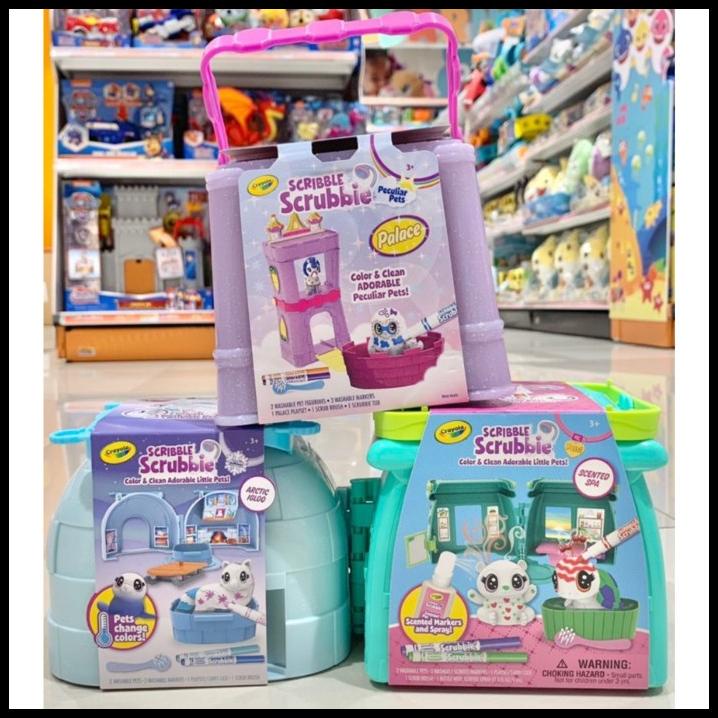 

TERBARU SALE: CRAYOLA SCRIBBLE SCRUBBIE PALACE/ ARCTIC IGLOO/ SCENTED SPA ORI !!!