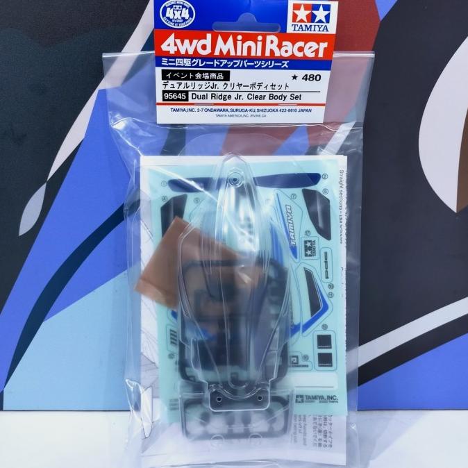 Promo Tamiya 95645 Dual Ridge Jr. Clear Body Set Limited Edition (boy00j.apa)