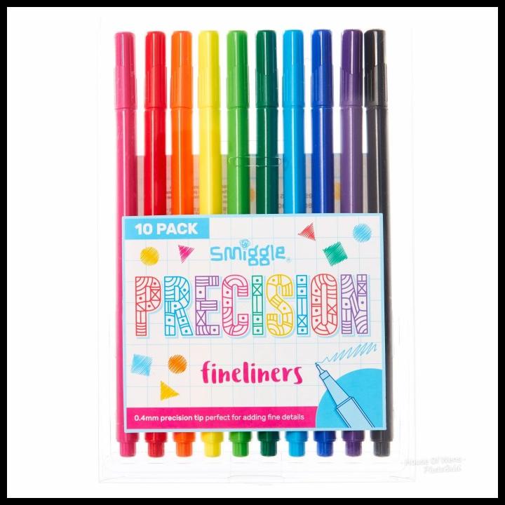 

TERMURAH SMIGGLE PRECISION FINELINERS PEN PACKS X10 - PULPEN SMIGGLE