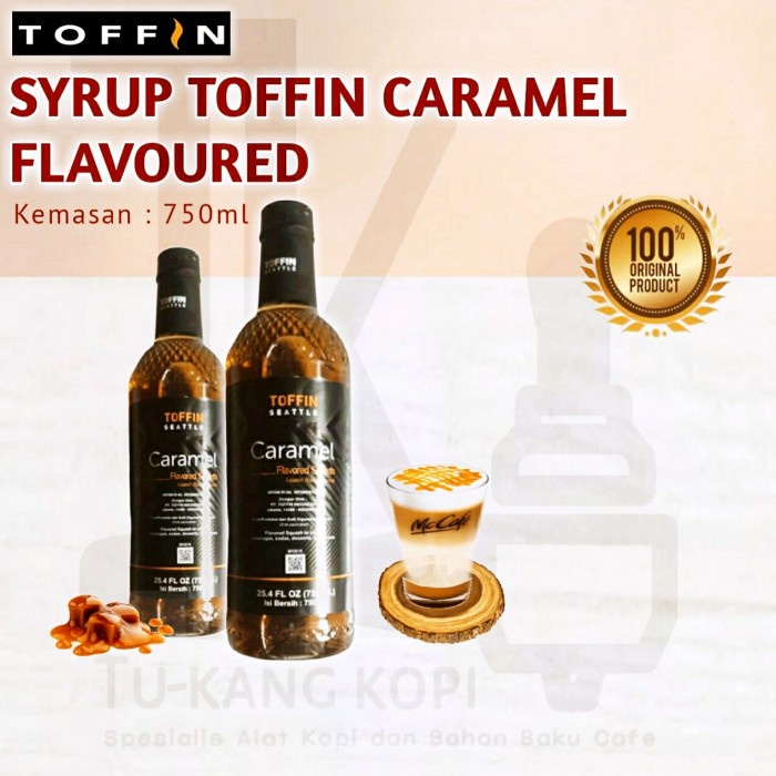 

SYRUP TOFFIN CARAMEL/PERASA MINUMAN KOPI ALA CAFE 750ml-100% ORIGINAL