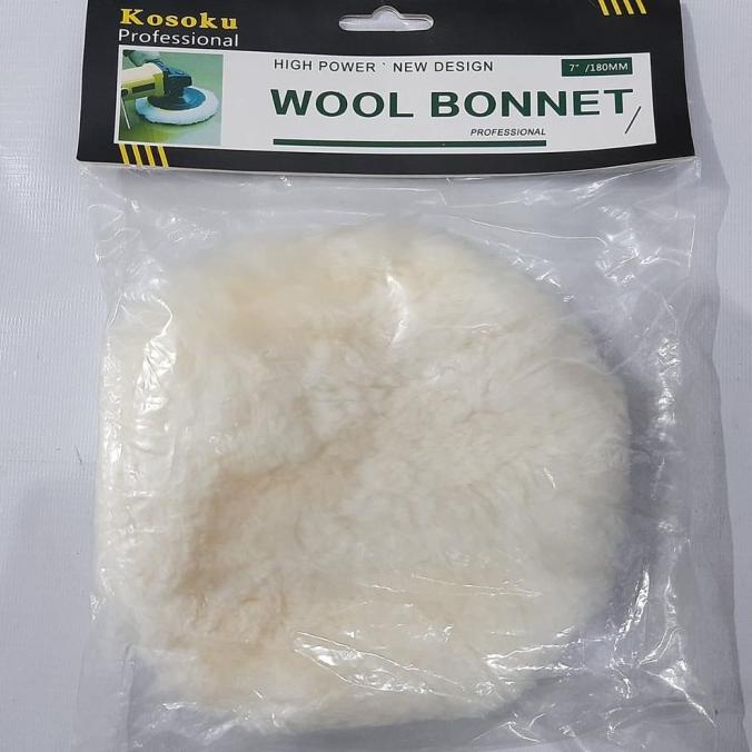 :>:>:>:>] KOSOKU WOOL POLISHER 7" 7 INCH POLES MOBIL WOOL BONNET POLISH