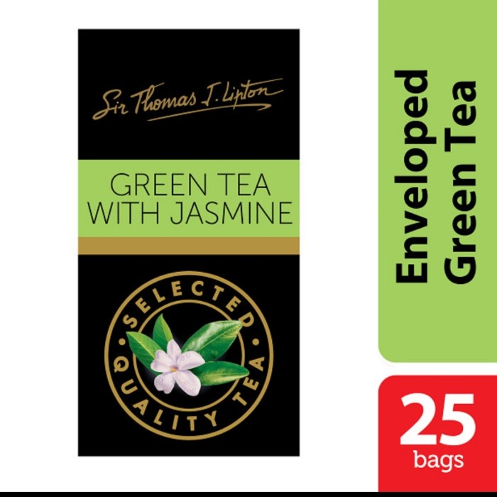 LIPTON GREEN TEA WITH JASMINE STL 25S/TEH HIJAU JASMINE/LIPTON TEA