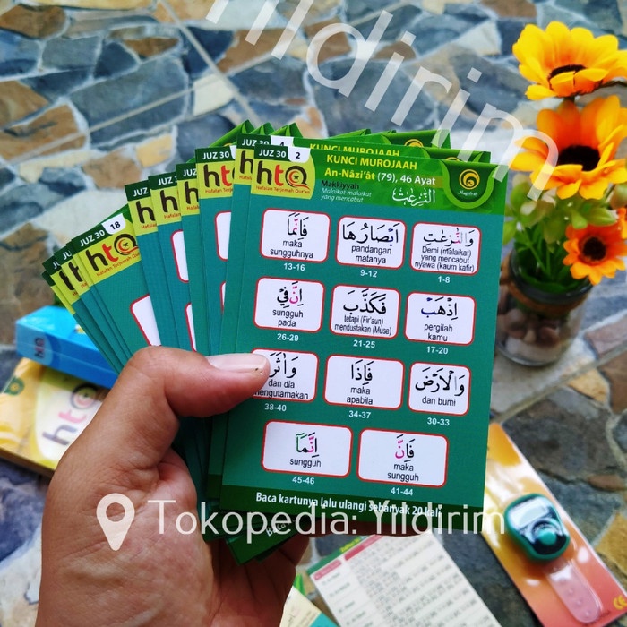 

PR0M0 Hafalan Terjemah Quran (HTQ) Al Quran Kartu Bundling 3 Juz