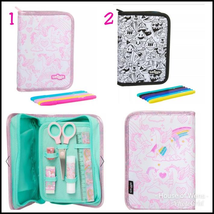 

BEST DEAL SMIGGLE DIY LETS GO TRIPLE POCKET PENCIL CASE KIT - TEMPAT PENSIL SET !