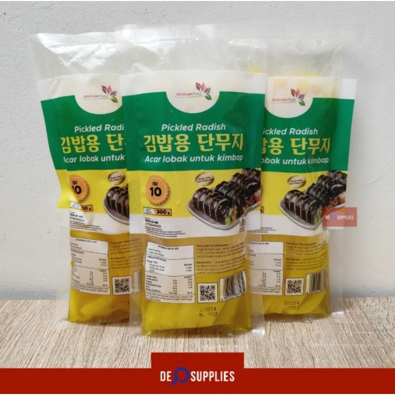 

Danmuji Kimbap / Gimbab Acar Lobak Kuning 300gr - Takuan Korea Halal