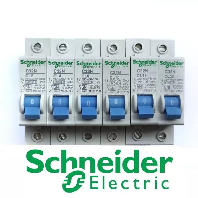 }}}}}}] MCB Schneider biru SPLN baru 2A 4A 6A 10A