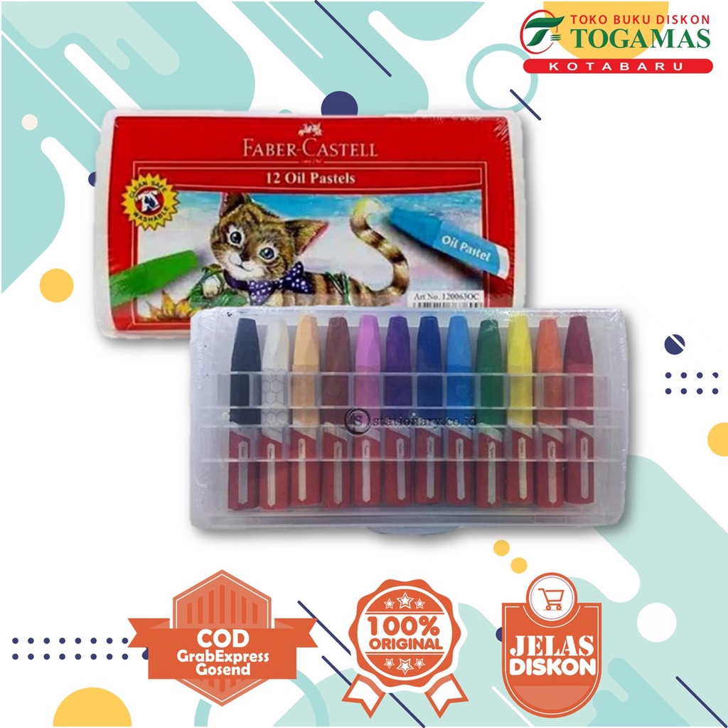 

OIL PASTELL HEXA SET 12C 120063OC FABER CASTELL