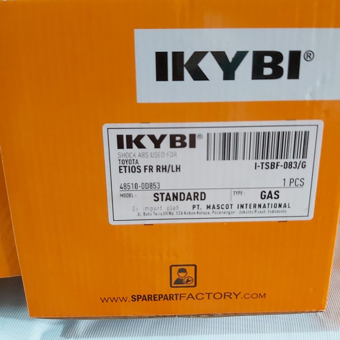 shock breaker etios depan kanan/kiri IKYBI BEST