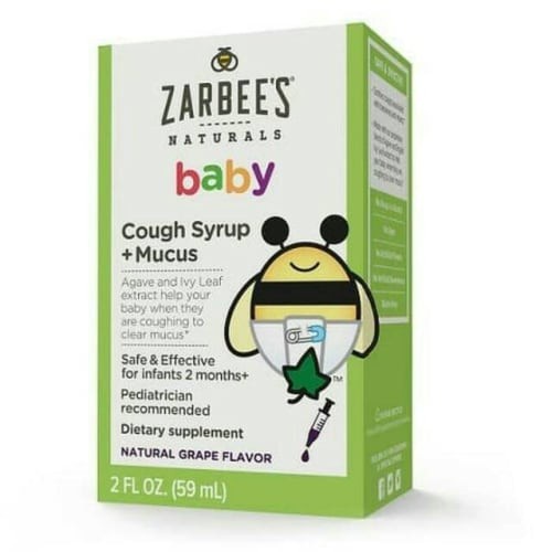 Okta- Obat Batuk Bayi 59Ml. Zarbees Cought Syrup Mucus Natural Grape Flavor
