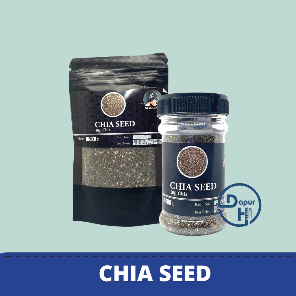 

ORGANIC BLACK CHIA SEEDS Biji Chia Organik 50 g │ Import Mexico