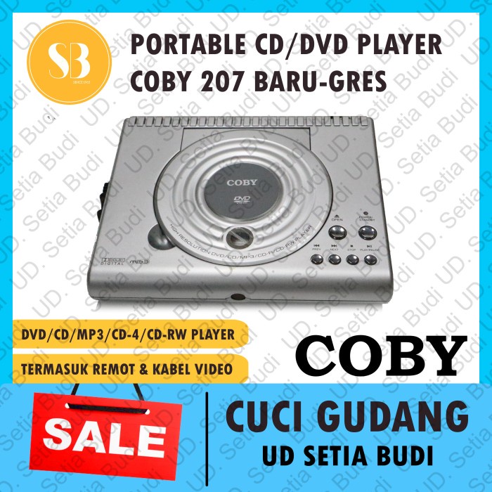 {NurulShop} Portable CD DVD Player Coby 207 Baru dan Murah Diskon