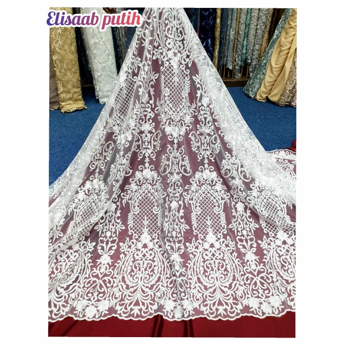 Bahan tile elisaab Kain brukat tule Kain tile payet Brokat murah