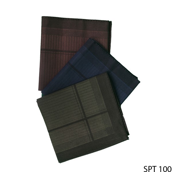 Sapu Tangan Pria Dewasa Katun Multi Colour Spt 100