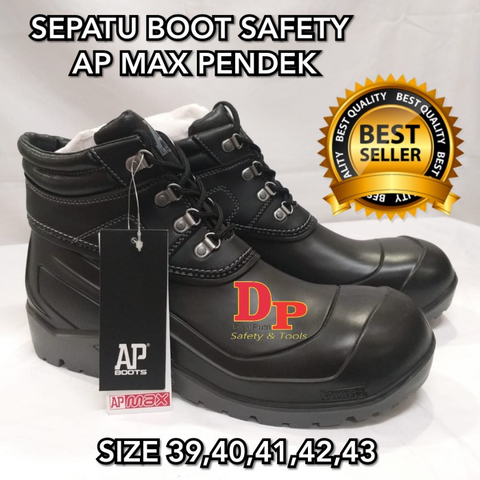 SEPATU BOOT SAFETY AP MAX PENDEK BOOTS SAFETY AP MAX PENDEK ORIGINAL