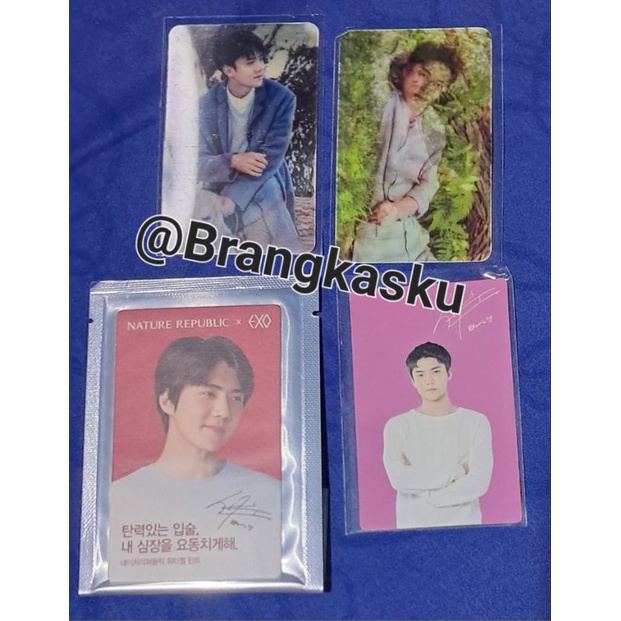 Sehun EXO Nature Republic Official Photocard
