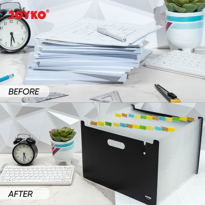 

Termurah Joyko Expanding File A4 25 Pockets Organizer / Map Harmonika Ef-7A4 Ori