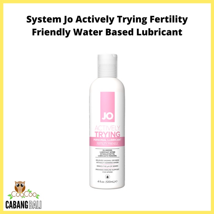 

0 System Jo Actively Trying Fertility Friendly Water Based Lubii