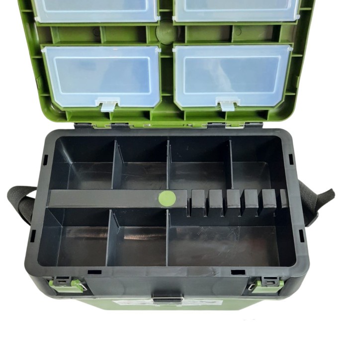 Promo Kotak Pancing/ Tackle Box Daido Type Zy-002 Warna Hijau Htam Terbaru
