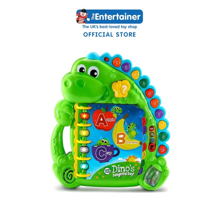 LeapFrog Dino's Delightful Day Book - Mainan Buku Elektronik Anak
