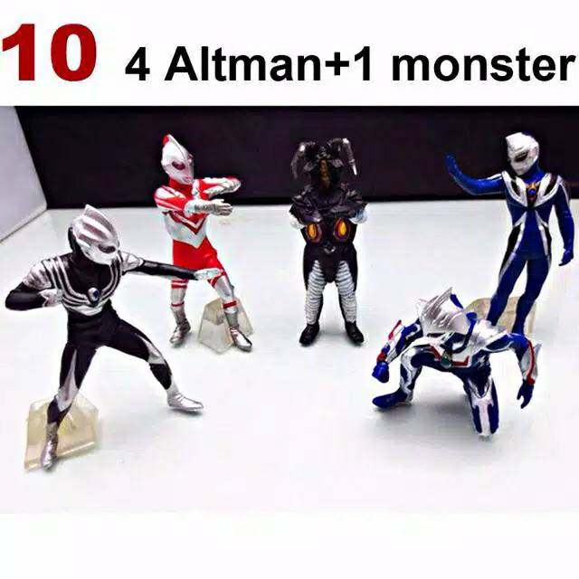 Action Figure Ultraman Evil Tiga Zoffy Agul Nexus Figure Set