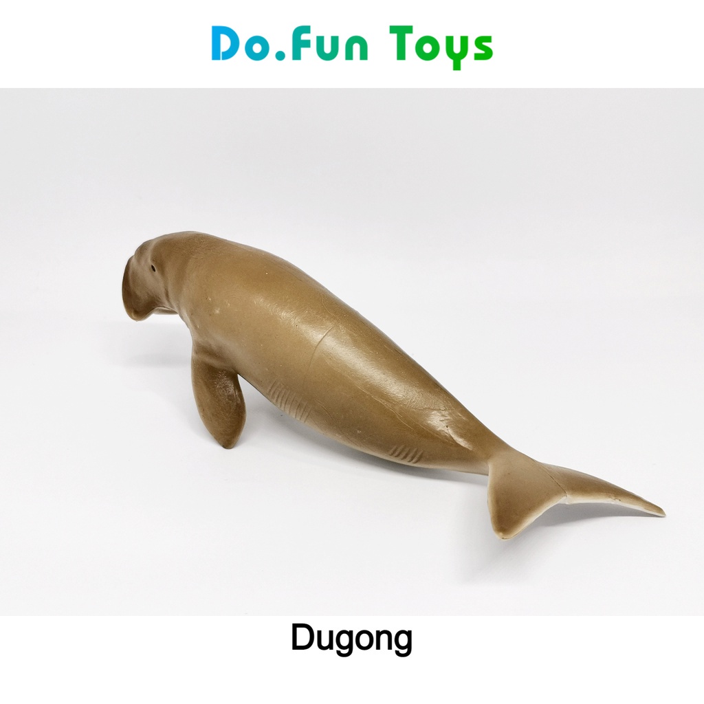 Animal Figurine Dugong / Mainan Niatur Binatang Dugong