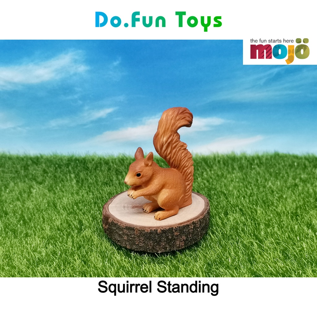 Mojo Animal Figurine Squirrel / Mainan Niatur Binatang Tupai