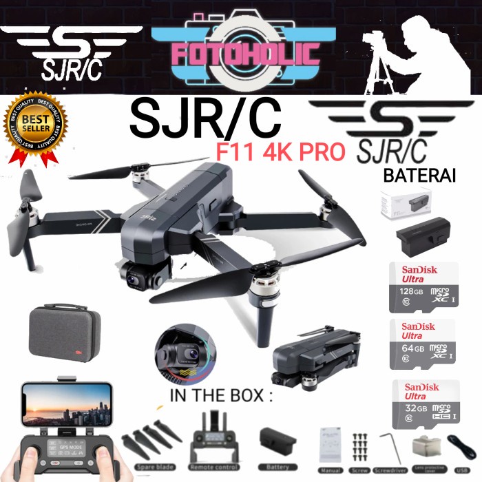 DRONE SJRC F11 PRO 4K/SJRC F11 PRO 4K ANTISHAKE