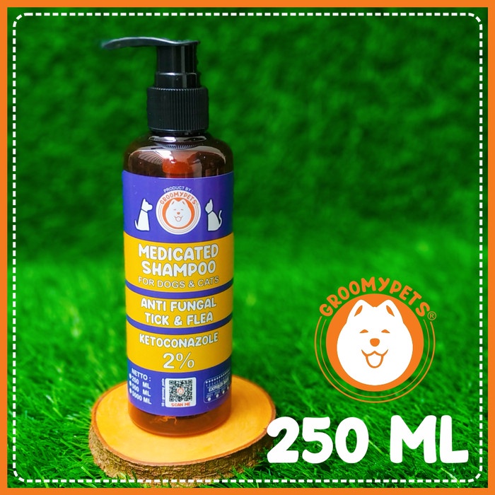 SHAMPOO MEDICATED ANJING DAN KUCING - KETOCONAZOLE 2%