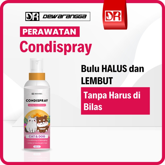 CONDITIONER KUCING TANPA BILAS CONDISPRAY DEWARANGGA