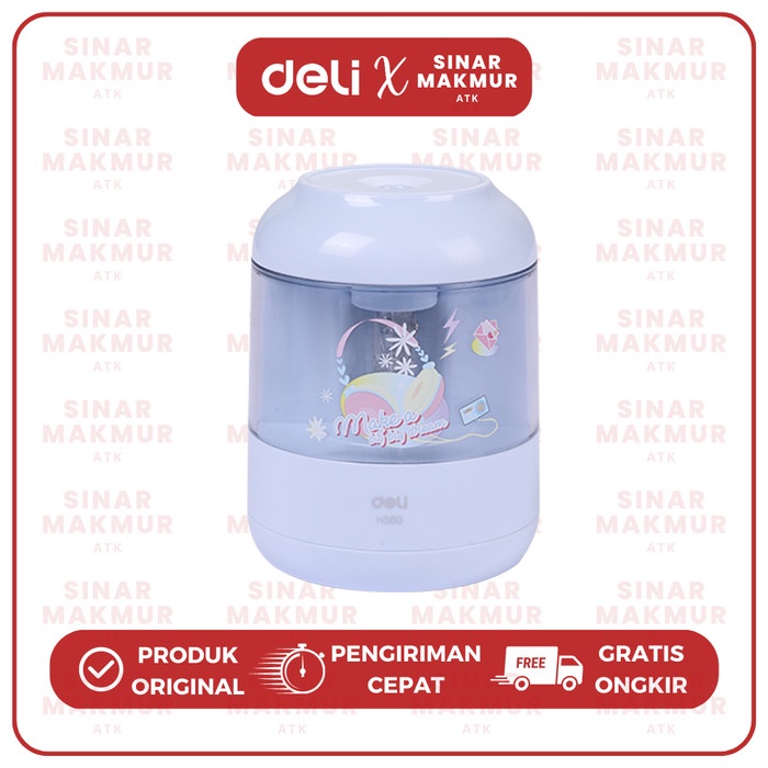 

Promo Electric Sharpener/Rautan Pensil Otomatis Deli X Agnez Mo Ch560 (Pcs)