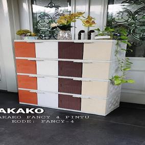 `````````] Lemari Plastik Akako 16 Pintu susun 4 Fanc