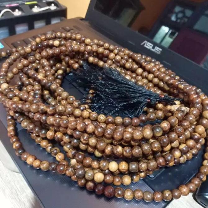 Tasbih kayu gaharu tasbih isi 1000 butir gaharu asli gaharu buaya gaha