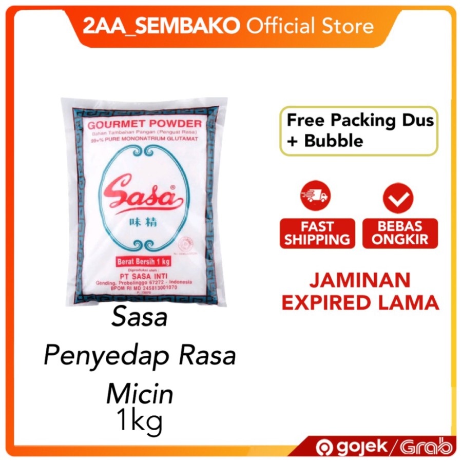 

Sasa Cin Yedap Rasa Sasa Vetsin 1Kg Sasa Mng Cin 1Kg (Yedap Rasa) 1Pcs