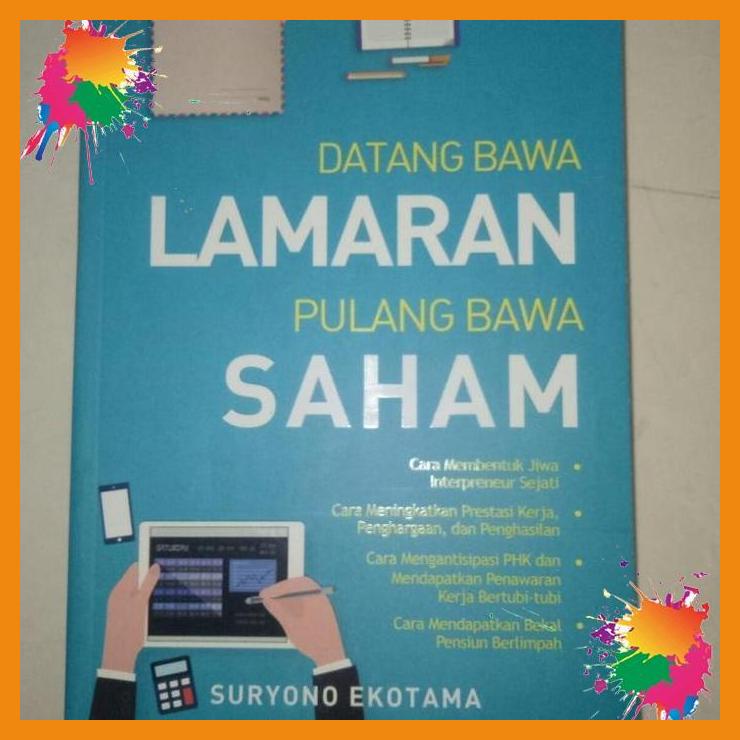 

original buku datang bawa lamaran pulang bawa saham [fany]