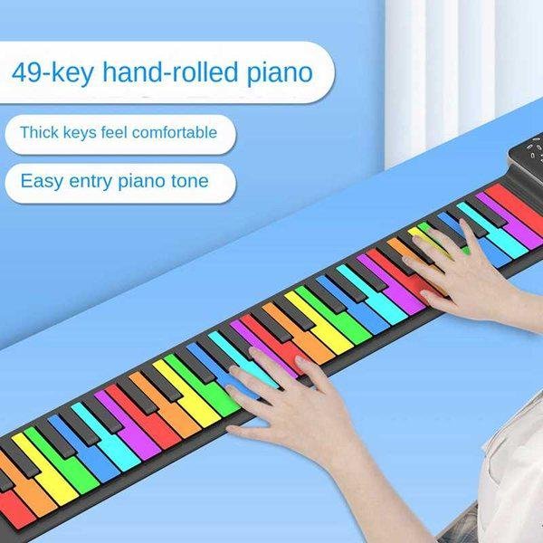 HXHN Piano Digital Gulung Roll Up Keyboard with Speaker Port 3.5mm - HX35 - Piano Gulung Portabel - 