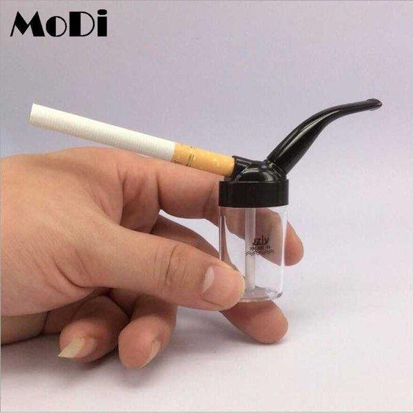 JZIY Pipa Rokok Portable Hookah Water Tobacco Smoking Pipe Bong Double Filter - YJ-101