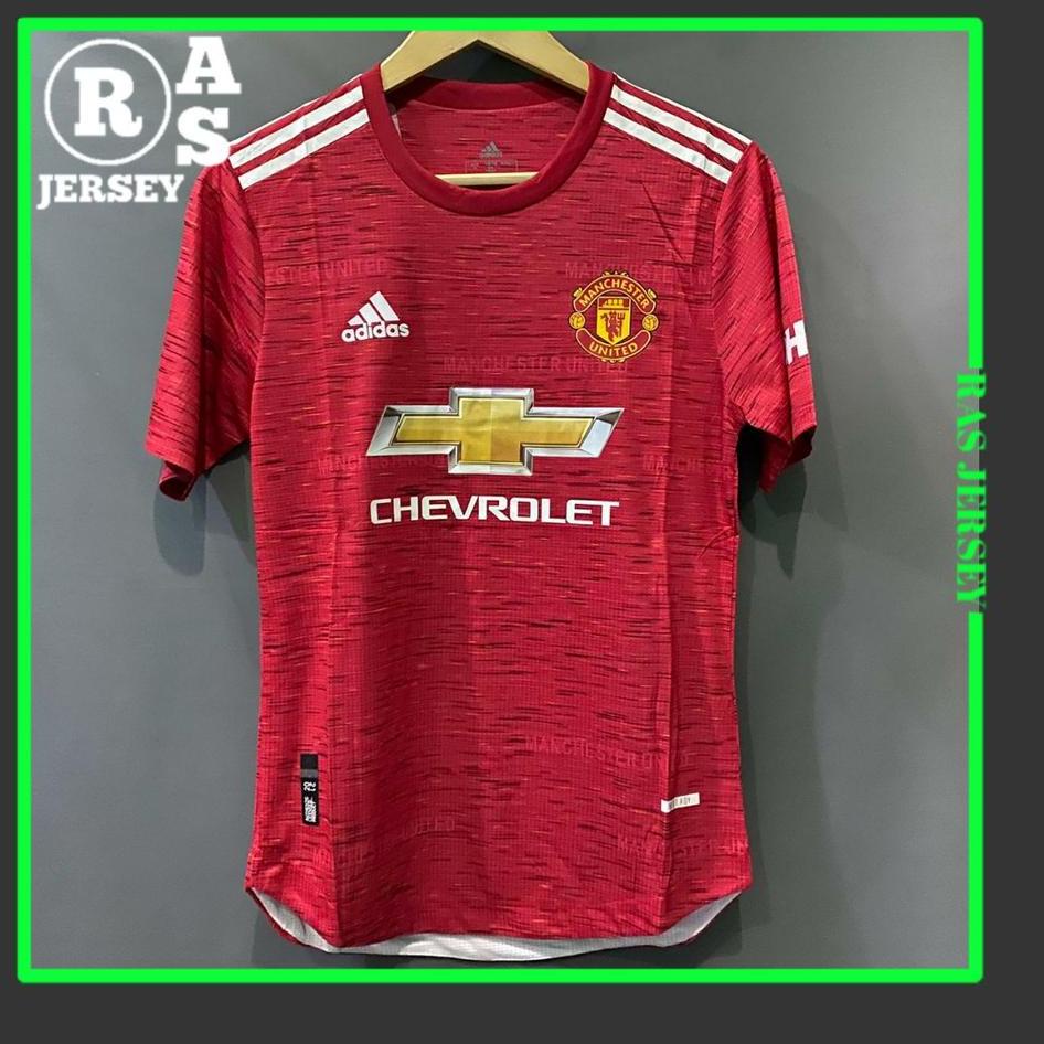 Diskon Lagi Harga Spesial Jersey Mu Home Player Issue New 2020-2021 Jersey Go High Quality 822Mqmu G