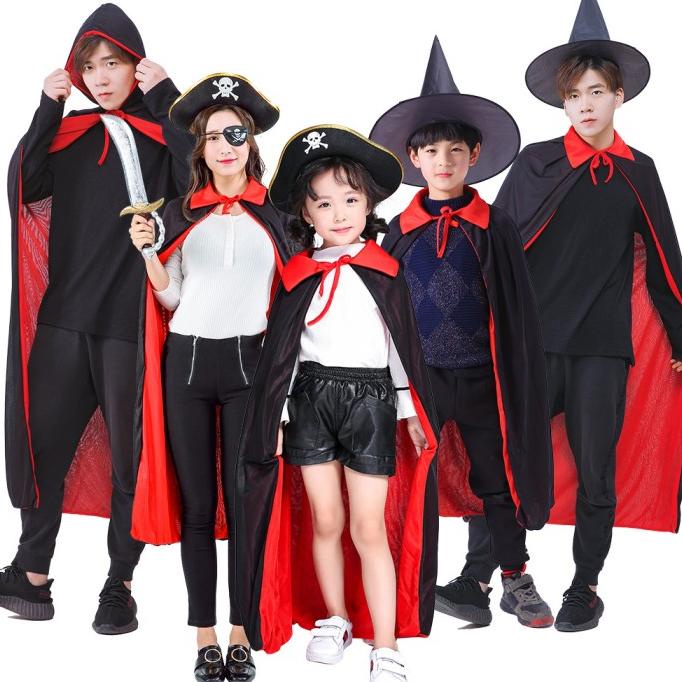 

Terlaris Jubah Drakula Kostum Pesta Halloween Mantel Hitam Cosplay Dr Strange Stok Terbatas