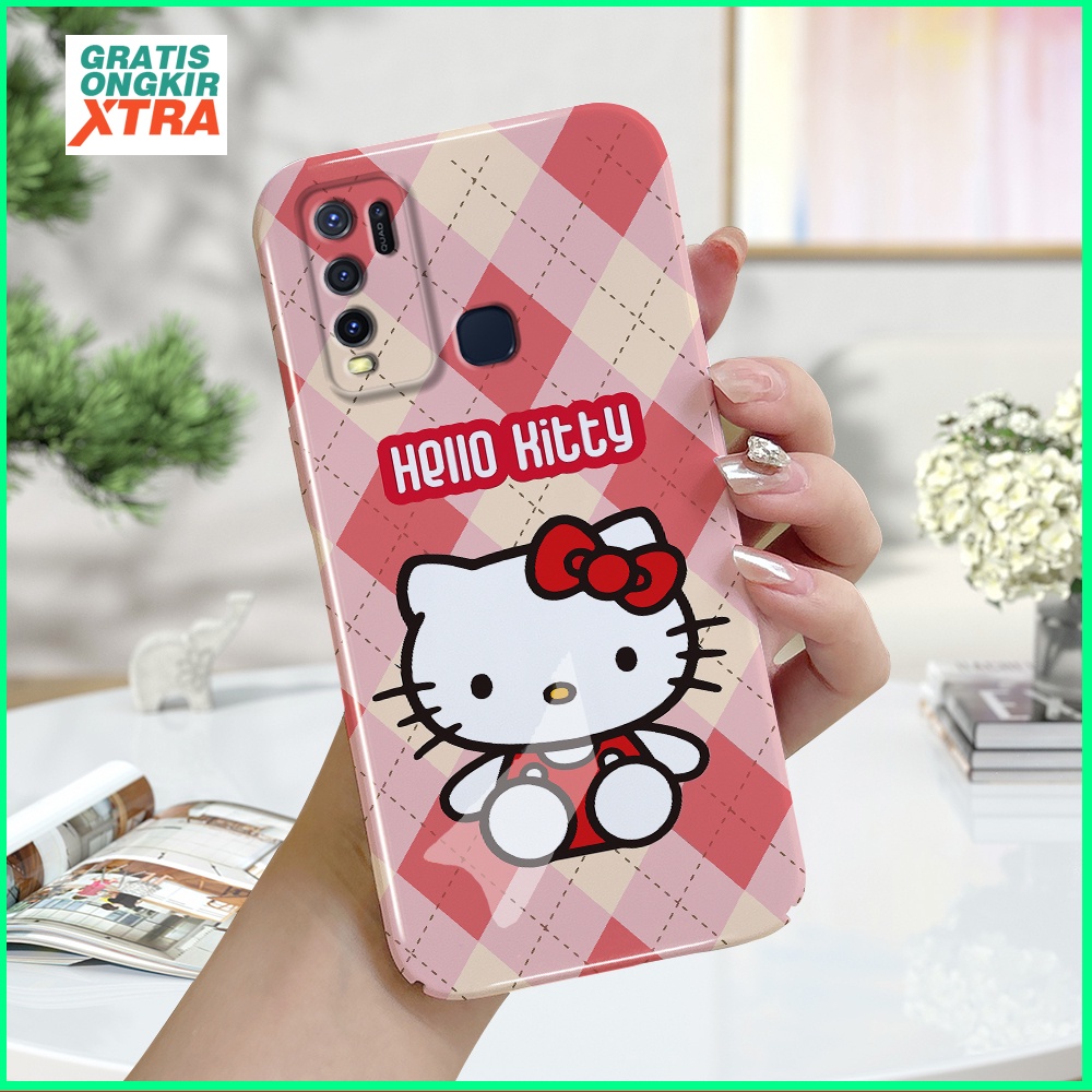 Luxury Case For VIVO Y30 Y50 Y30i 1938 Hot Ins  Pola Hello Kitty  Advanced Kesing hp murah cassing j