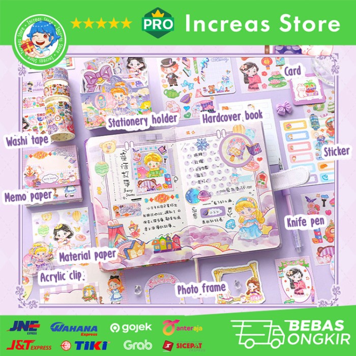 

Diary Set : Inspire Dream - Adorable Gift - Perfect for Girls - Cute -45pr