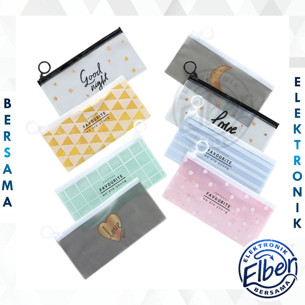 

ELBER HL0074 Tempat Pensil Transparan Murah Y1226