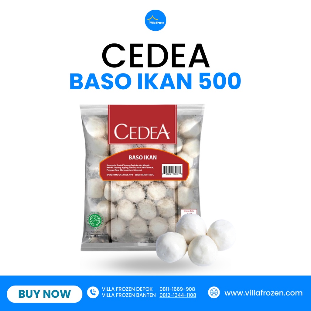 

Cedea Baso Ikan 500 GR