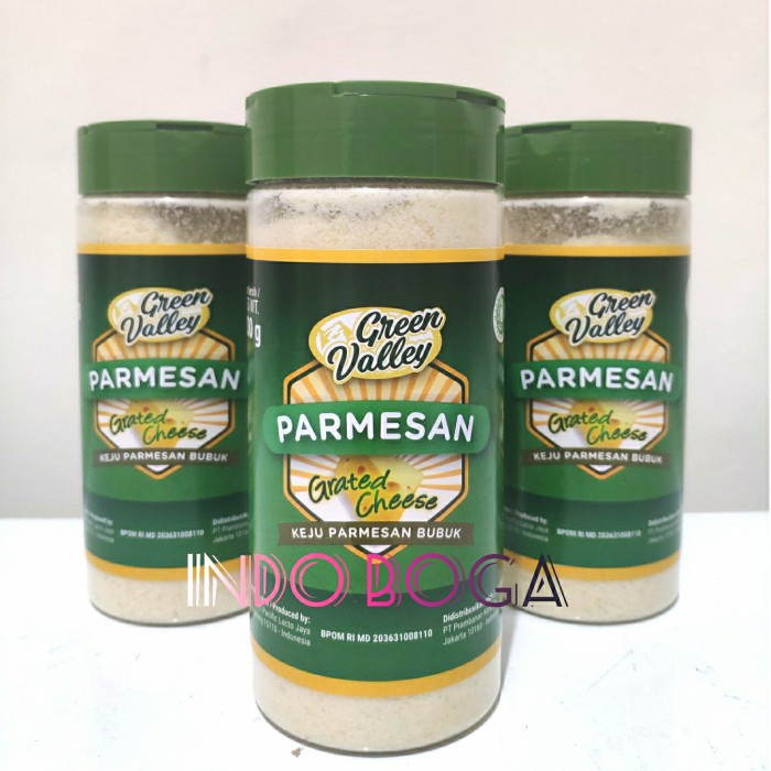 

Promo Green Valley Parmesan 200Gr / Keju Parmesan / Parmesan Cheese Grated