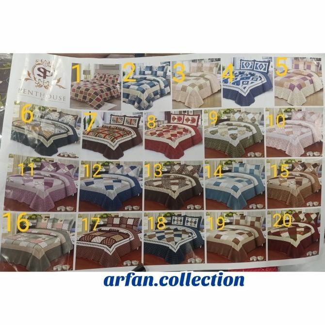 Bedcover Shabby Vintage/Bedcover Quilting 230X250 Original Best Seller Vanilawhitemar