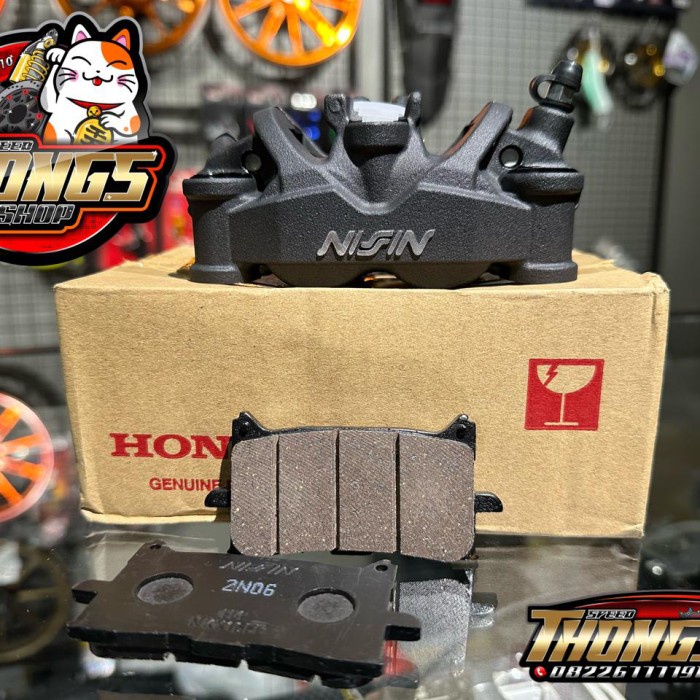 Kaliper Nissin Twin Africa 4 piston original Oem