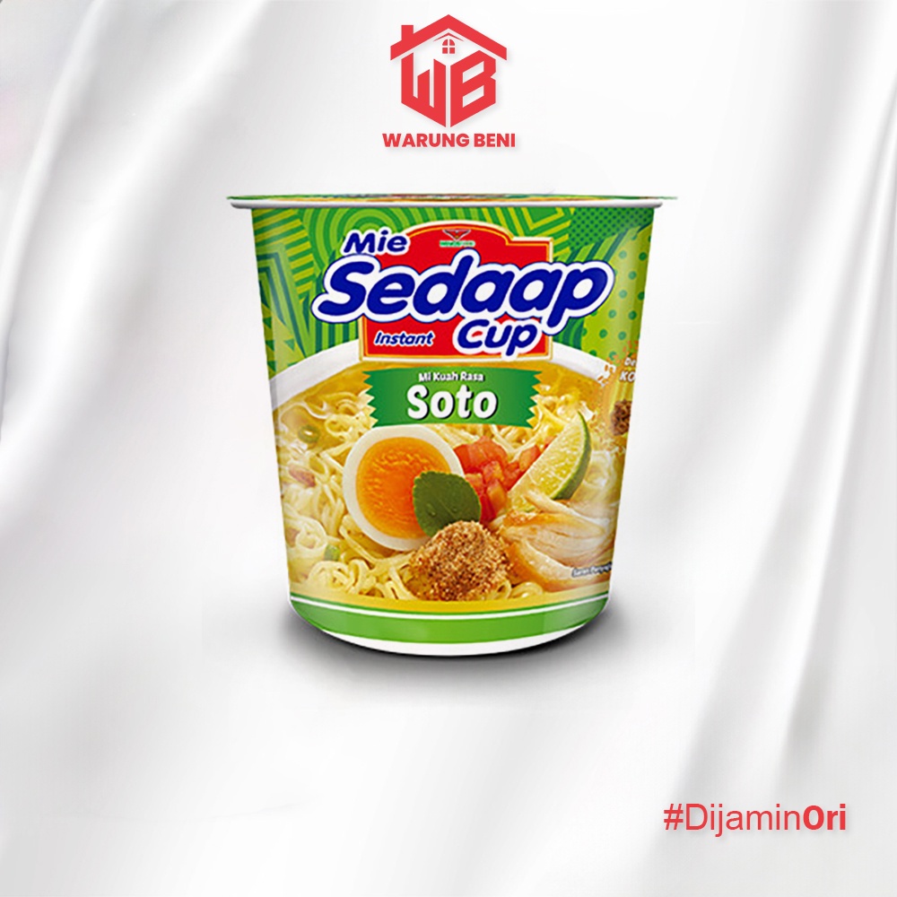 

Sedaap Cup Mie Instan Soto 81 gr